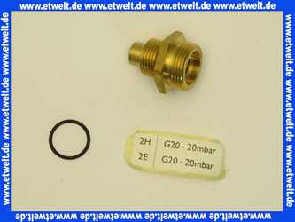 7098904 Buderus Gasdüse Erdgas E (G20) 5,00