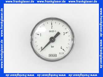 7101570 Buderus Manometer GB152