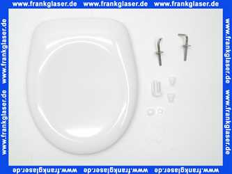 I54800249 Derby Top WC-Sitz mit Deckel weiss Nylon- Bügelscharniere Vigour bei Bestellung deses Artikels wird der NAchfolgeartikel WC-Sitz Derby Basic für Stand-WC Edelstahlscharnier weiß geliefert