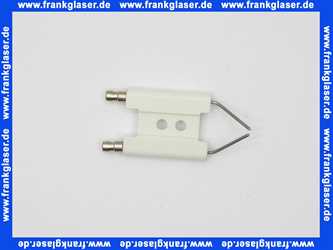 Doppelzündelektrode für Giersch R1 V / R2 V Anschluss 6,3 mm