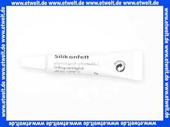 Silikonfett Diamant® Type 2,  Tube 6 g, 40129, für Trinkwassserarmaturen gemäß der Leitlinie des Umweltbundesamtes, WRAS, NSF H1, O-Ring-verträglich (EPDM, NBR), Temperaturbereich -40 bis +200° C