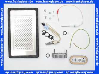 Wartungsset Wartungssatz für Buderus GB162 15-25 KW für die jährliche Wartung komplett mit Glühzünder, Ionisationselektrode und Brennerdichtung mit Luftverteilerplatte