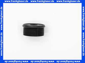 Stedo® Euro WC-Spülrohrverbinder für WC D=55mm für Druckspülrohr 28-32mm schwarz ASW 100120