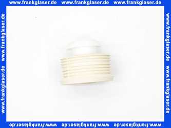 Euro WC-Verbinder für WC D=55mm für 19mm Spülrohr 12-20mm weiß ASW 735191