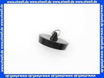 ASW 800112 Stedo® Ventil-Stopfen PVC schwarz 45,5 mm