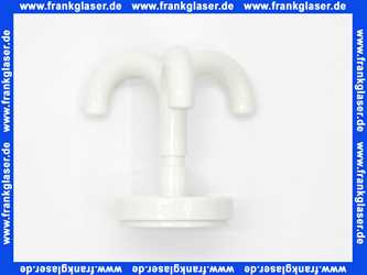 4779005099 Hewi Dreifachhaken Serie 477 d:50mm drehbar reinweiß