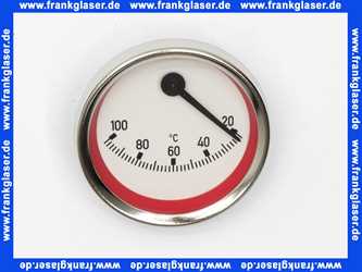 58071.05 Meibes Thermometer rot, exzentrischer Anschluß