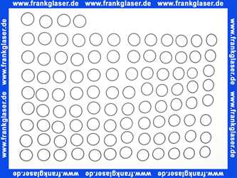 O-Ring Dichtung Dichtring 43,00x3,00 mm NBR (100 Stück)