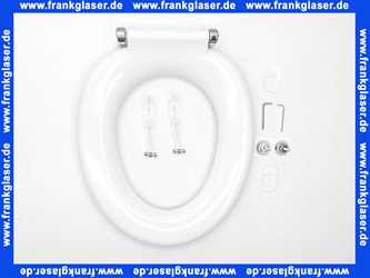 Schwab WC-Sitz Care, weiß, Duroplast 1,4kg, exz. Scharniere aus Zinkdruckguss 1409267701