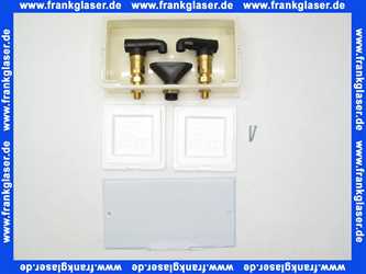 8153 Seppelfricke Rohrbelüfter Sepp-Safe-S für Wandeinbau Modell 8153 1/2 x 1 x 1/2 Zoll Din-EN3266-1 DVGW mit Abdeckplatte Edelstahl