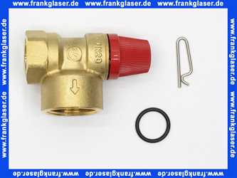 7099949 Sieger Sicherheitsventil 3,0 bar steckbar für BK16W-62,-95, ZBR 65,98-2..