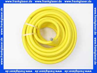 50m Wasserschlauch Gartenschlauch Suntos 1/2 -13 mm gelb 50 Meter Rolle Trikotgewebe-Einlage hochflexibel 36 bar Platzdruck Temperaturbereich -10° C bis +50° C