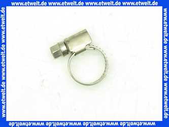 Schlauchklemme Spannbereich 10-16 mm Bandbreite 9 mm Schlauchschelle 10-16/9 W5 Edelstahl 1.4401 nach DIN 3017 rost- und säurebeständig mit Schneckengewinde