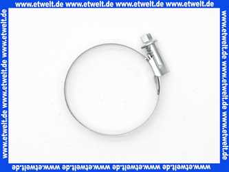 NORMACLAMP TORRO Schlauchklemme Spannbereich 40-60 mm Bandbreite 12 mm Schlauchschelle 40-60/12 W1 aus verzinktem Stahl nach DIN 3017 mit Schneckengewinde