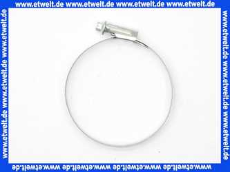 NORMACLAMP TORRO Schlauchklemme Spannbereich 70-90 mm Bandbreite 12 mm Schlauchschelle 70-90/12 W1 aus verzinktem Stahl nach DIN 3017 mit Schneckengewinde