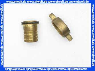 Schlauchverschraubung Messing Verschraubung G 1 3/4 Überwurf - 38mm Schlauchstutzen mit Dichtung