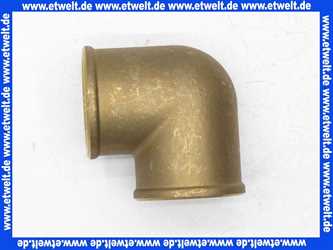 Winkelbogen Winkel 90° 11/4 Zoll IG Messing beiderseits Innengewinde