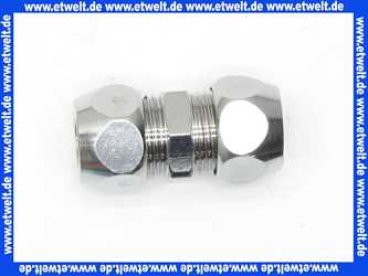 Doppel Quetschverschraubung Kupplung Schlösser D 3/8 - 8mm