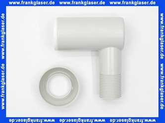 031925900 SYR Tassensiphon für SG 322-324 G1 Kunststoff grau Sifon für Sicherheitsgruppe