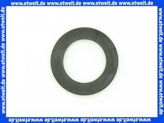 Dichtungsring 15x8x2 mm, Gummi, EPDM für Trinkwasser zertifiziert nach Elastomerleitlinie (ELL), 70°Sh.A, o.Einlage, schwarz