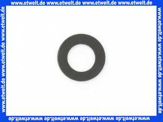 Dichtungsring 17x10x2 mm, Gummi, EPDM für Trinkwasser zertifiziert nach Elastomerleitlinie (ELL), 70°Sh.A, o.Einlage, schwarz