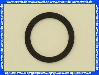 Dichtungsring 44x28x2 mm, Gummi, EPDM für Trinkwasser zertifiziert nach Elastomerleitlinie (ELL), 70°Sh.A, o.Einlage, schwarz