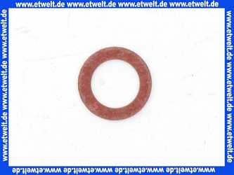 Dichtungsring 14x10x1,5 mm, Fiber, Zulassungen: KTW, W270, WRAS, DGS/VS4, rot