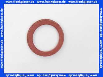 Dichtungsring 18x13x2,5 mm, Fiber, rot