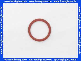 Dichtungsring 20x16x2 mm, Fiber, rot