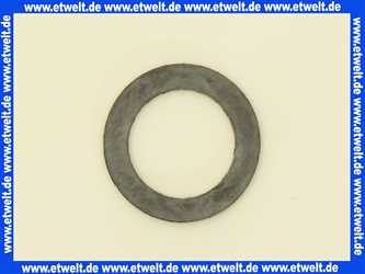 Dichtungsring 27,5x20x2 mm, Gummi, NBR für Gas, DIN-DVGW, 80°Sh.A, o.Einlage, schwarz