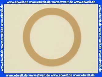 Dichtungsring 69x53x1,5 mm, Silikon, 60°Sh.A, o.Einlage, FDA-konform, rotbraun