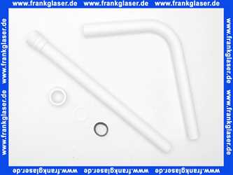 Viega Überlaufrohr für Badewannenablauf Sondermodelle 6165 in 660 x 300mm Kunststoff weiss 167899