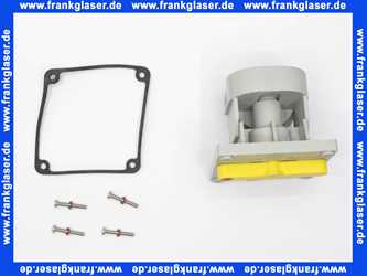 481261 Viega Handbetätigung mit gelbem Drehgriff und Absperrung mit Dichtung und Befestigungsschrauben für Optifix 3 alt ab Baureihe 1990 Modell 4988.90