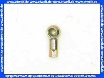 499180 Weishaupt Kugelpfanne A8/M5 DIN 71805 mit 6kt=SW7 mm Sprengring montiert