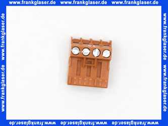 716209 Weishaupt Stecker Nr. 16 4-polig braun Rast 5 Position 2a, 4b Kodierung d20, 03c