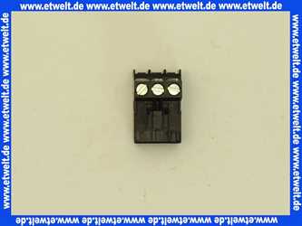 716220 Weishaupt Stecker Nr. 1 3-polig schwarz Rast 5