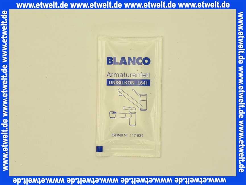 117934 Blanco Spezial Armaturenfett 5 Gramm