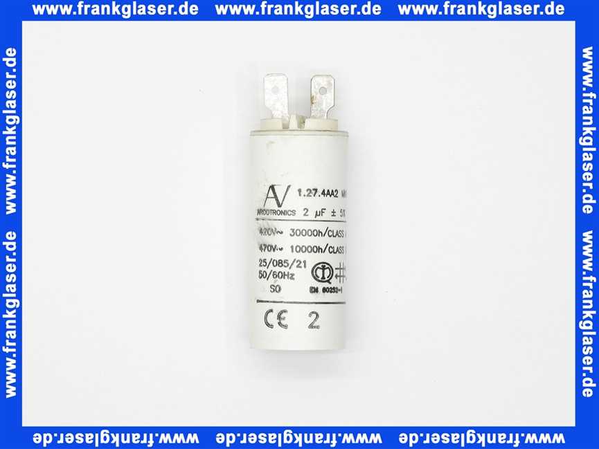 Bosch Kondensator 2.0uF 470VAC 87387029220