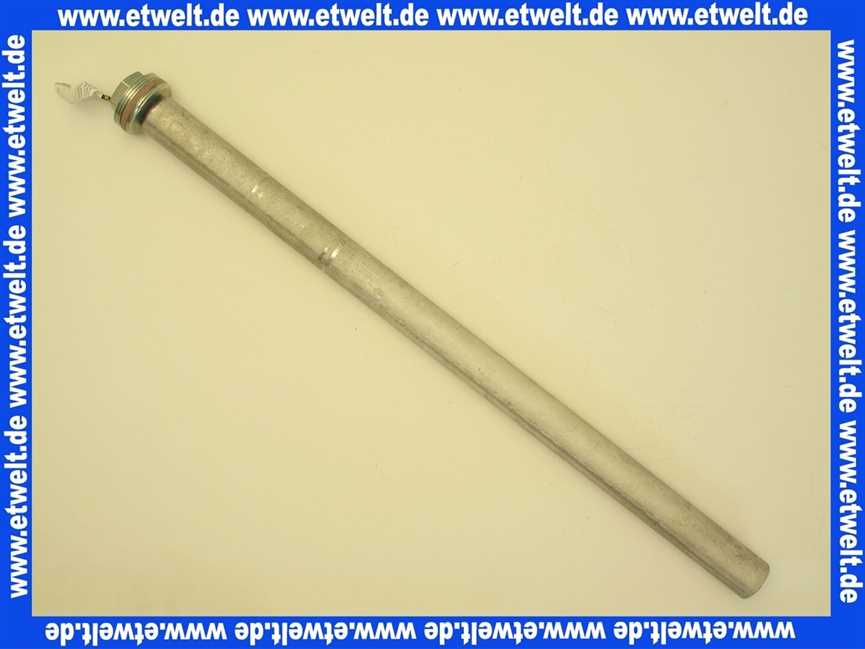 63026701 Buderus Anode D26x550 isoliert G1 1/2