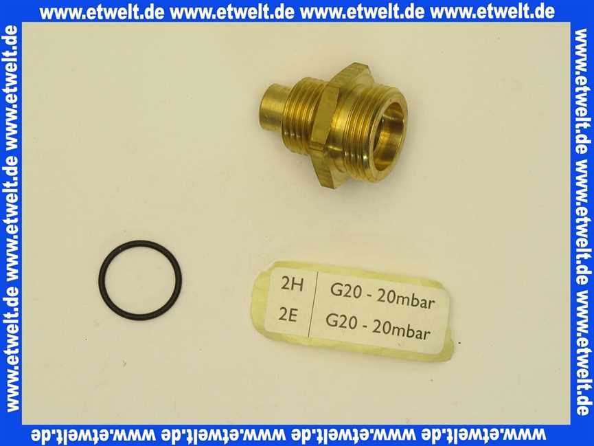 7098904 Buderus Gasdüse Erdgas E (G20) 5,00