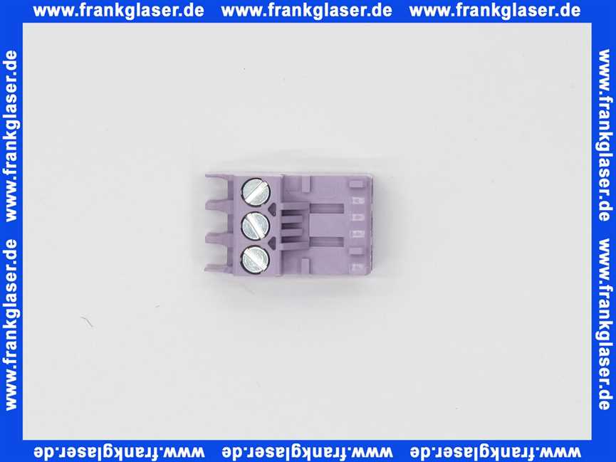 7747023986 Buderus Anschlussklemme 3-pol. PZ Pumpe violett