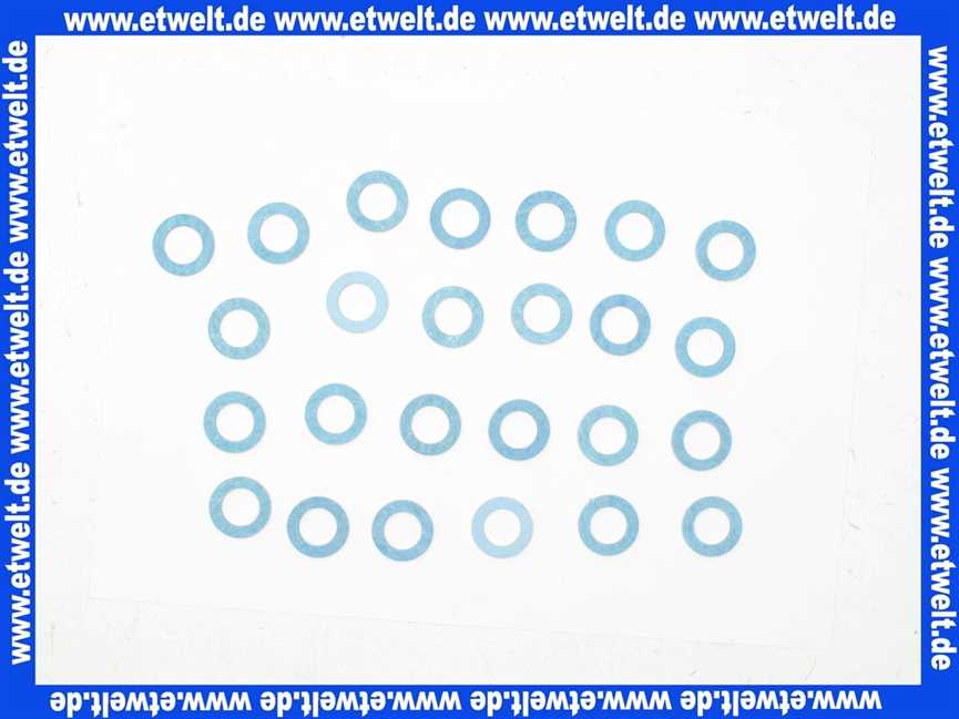 80427139 Buderus Dichtung 3/4 Zoll IT FP/CFP rot 25Stk Set VE