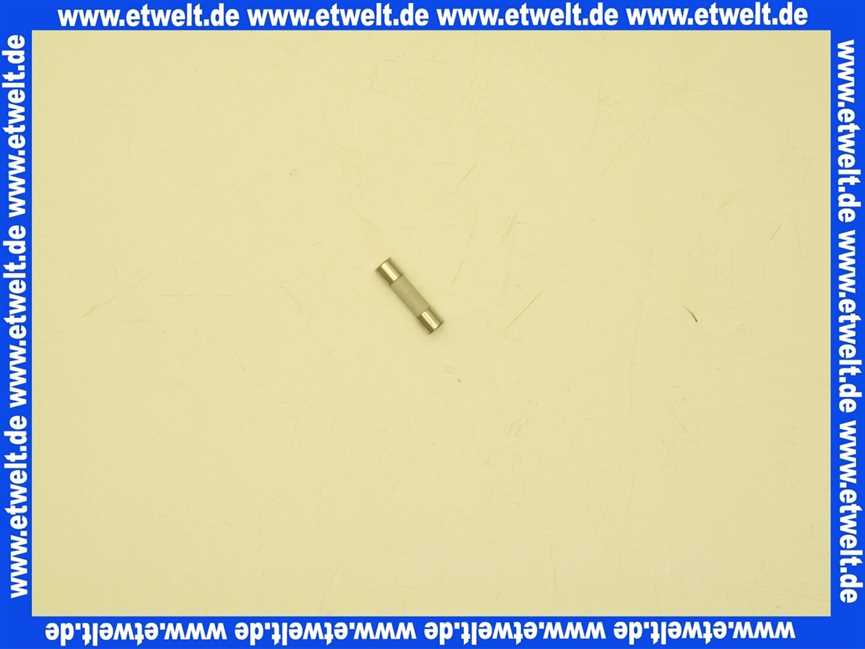 87185706640 Buderus Sicherungseinsatz 230V/10A 5x20mm 1 Stück