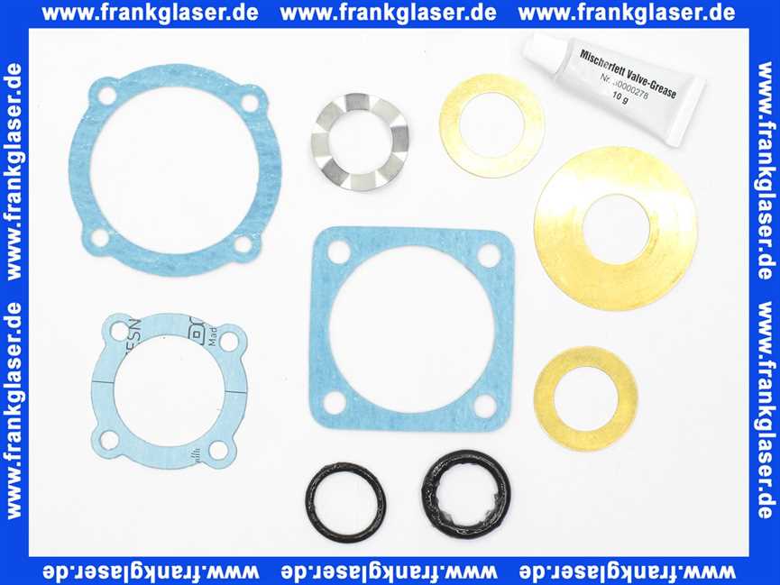 019001030 Dichtungssatz Centra ZR/DR DN 15-40 kompl. m. Federscheibe und Druckscheibe