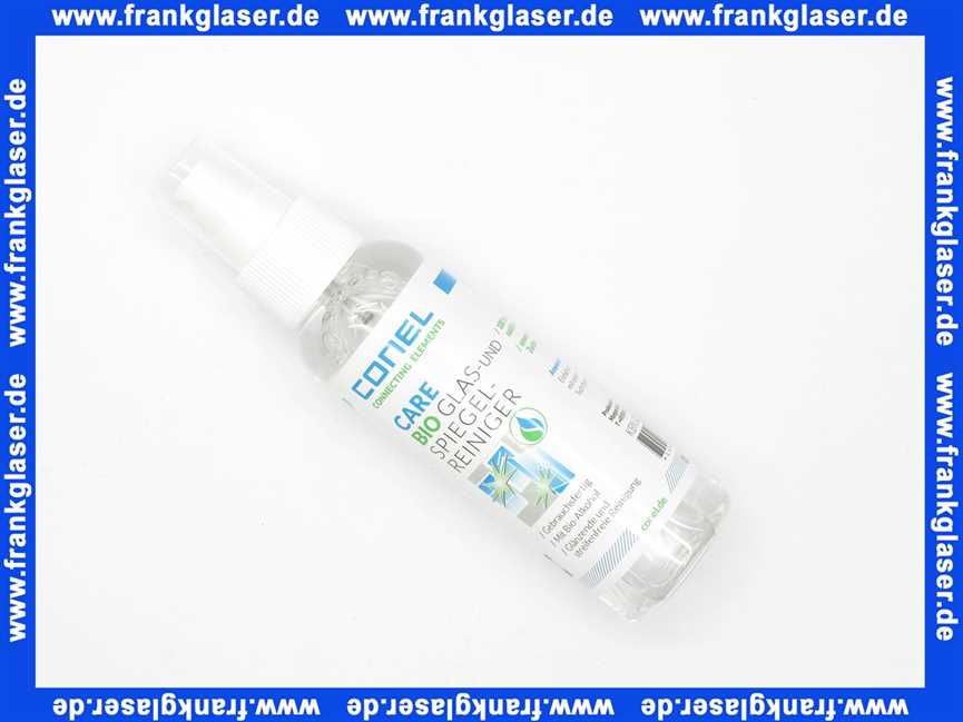 Conel CARE Glas- und Spiegelreiniger 100ml Handsprayflasche gebrauchsfertig