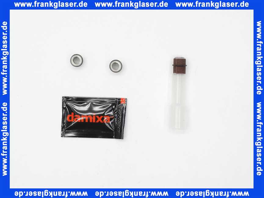 23753.001 Damixa Dichtungsset Ventilsitze Set 2 Stück mit Reinigungswerkzeug