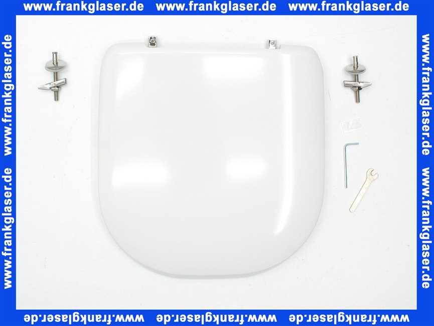 536431 Derbytop Urinal- Deckel Derby abnehmbar mit Edelstahlscharnieren und Absenkautomatik in Weiss VIGOUR