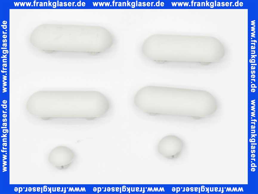 YMWB90001 Pufferset bestehend aus 4 Langpuffern und 2 Rundpuffern für WC-Sitz derby/DgG/white