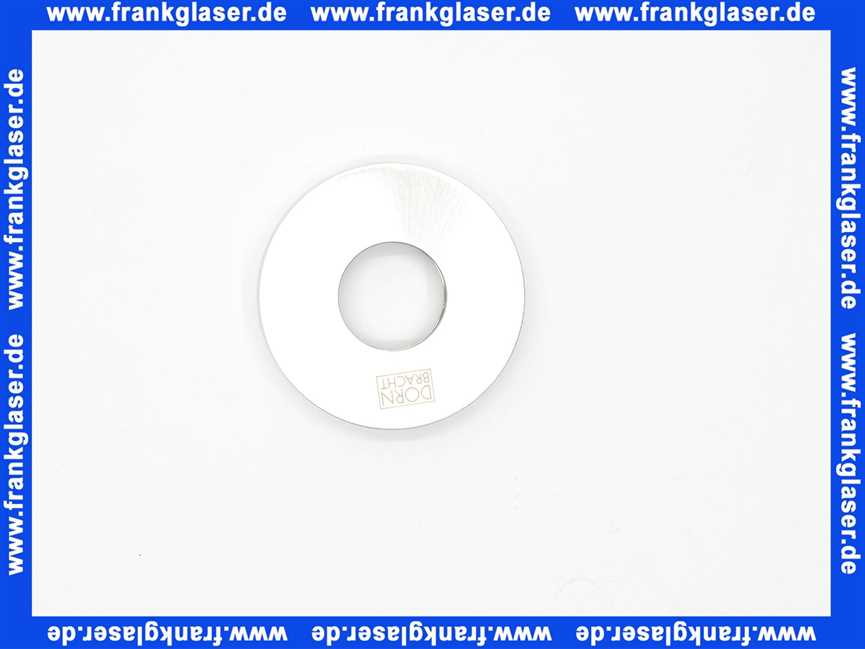 Dornbracht Rosette DB Logo Ersatzteile 092722503 D. 55 x D. 27 x 9 mm platin ma 092722503-06