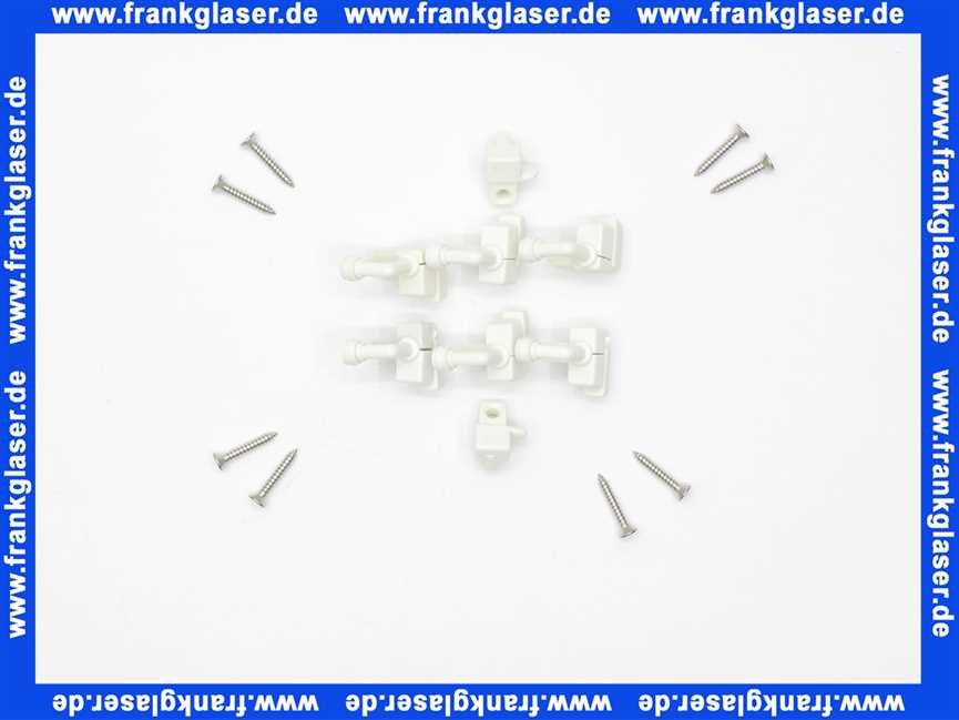 752209001 Duscholux Gleiterset zu Doppelrolle in weiss